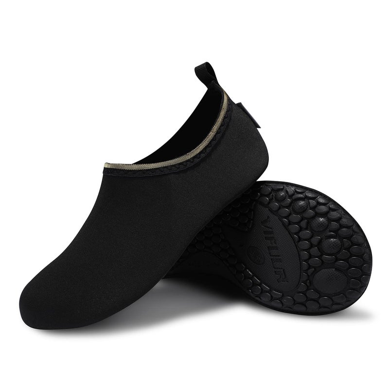 VIFUUR Water Sports Unisex Shoes SoidBlack - 9-10 W US / 7.5-8.5 M US (40-41) - Image 4